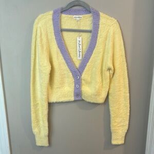 NWT For Love and Lemons Sheila Cropped Cardigan